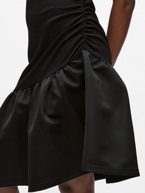 Karl Lagerfeld sukienka kolor czarny mini rozkloszowana A4W13018