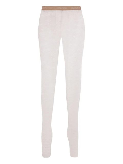 Valentino Garavani logo-waistband tights - Neutrals - zdjęcie produktu nr 1