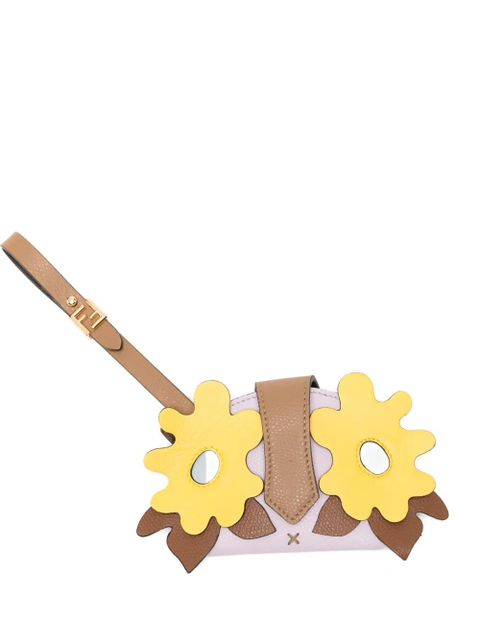 FENDI floral-appliqué wallet - Purple - zdjęcie produktu nr 1