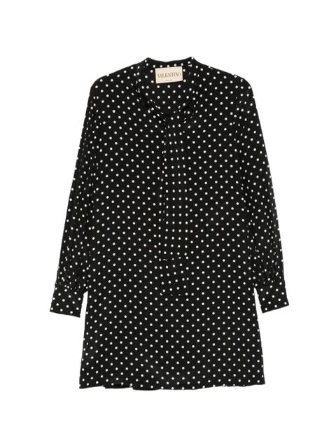 Valentino Garavani polka-dot mini dress - Black - zdjęcie produktu nr 1