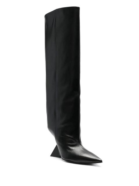The Attico Cheope knee-high 105mm boots - Black