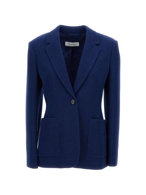 Max Mara patch-pocket blazer - Blue - zdjęcie produktu nr 1