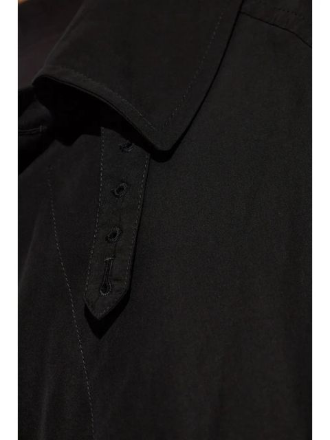 Balenciaga buttoned long coat - Black