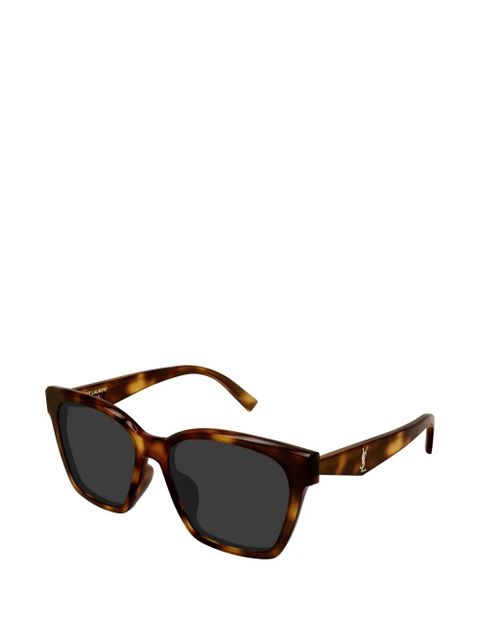 Saint Laurent Eyewear square-frame tortoiseshell sunglasses - Brown - zdjęcie produktu nr 2
