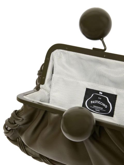 Weekend Max Mara WKAlecito sphere-detail clutch bag - Green