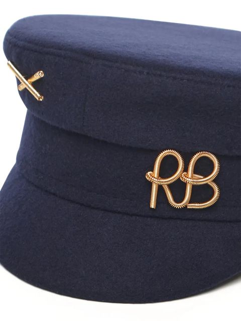 Ruslan Baginskiy logo-embellished Baker Boy cap - Blue