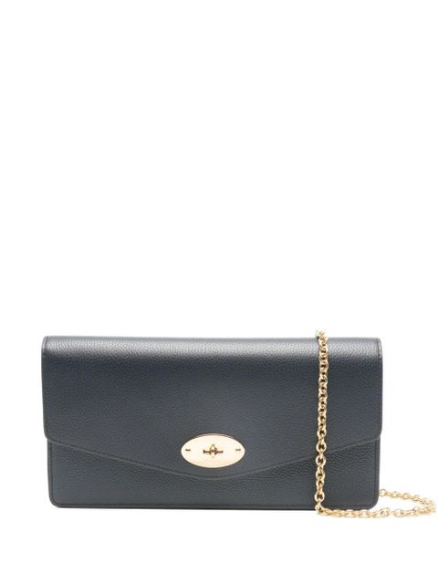 Mulberry Darley twist-lock-fastening clutch bag - Blue - zdjęcie produktu nr 1