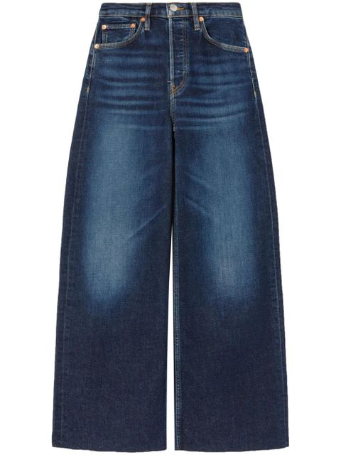 RE/DONE high-rise wide-leg jeans - Blue - zdjęcie produktu nr 1
