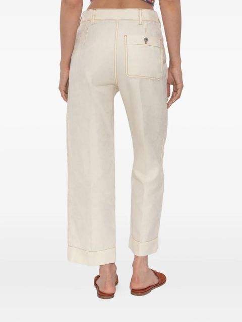ETRO pocket-detail trousers - White