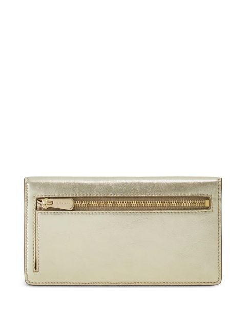 Ferragamo gancini buckle continental wallet - Gold