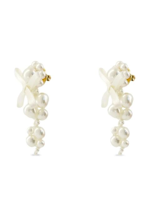 Simone Rocha Petite bow earrings - Gold - zdjęcie produktu nr 2