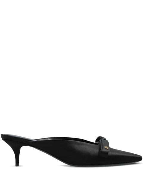 Balenciaga bow-detail pointed-toe mules - Black - zdjęcie produktu nr 1