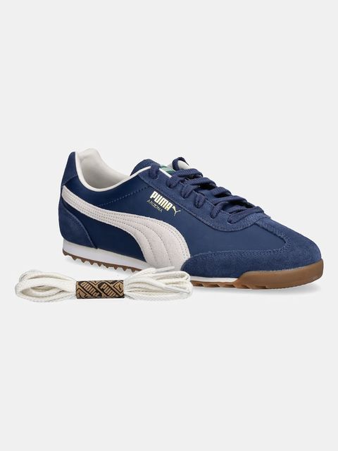 Puma sneakersy skórzane Arizona Retro kolor granatowy 402353