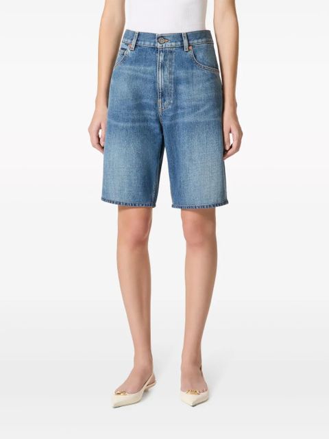 Valentino Garavani Reserve denim bermuda shorts - Blue