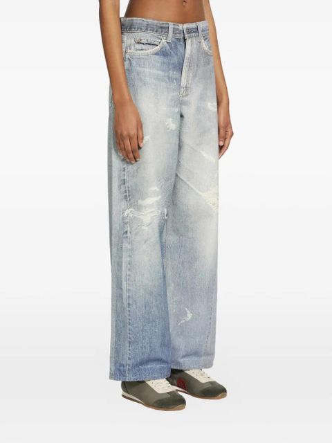 OUR LEGACY full cut distressed jeans - Blue - zdjęcie produktu nr 2