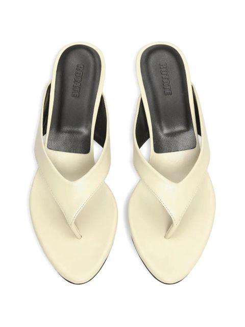 ROTATE BIRGER CHRISTENSEN leather mules - Neutrals - zdjęcie produktu nr 2