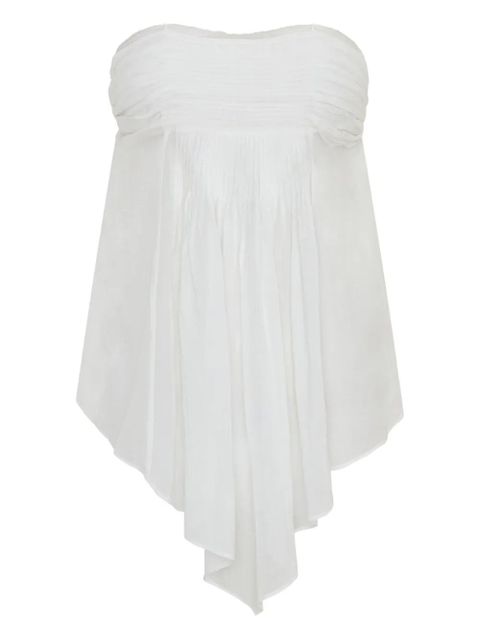 Christopher Esber Anemoi pleated-details top - White - zdjęcie produktu nr 1