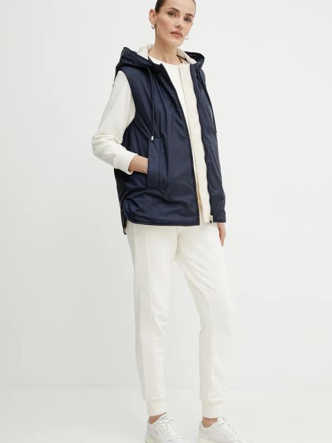 Armani Exchange bluza bawełniana damska kolor beżowy gładka XW000499 AF12804