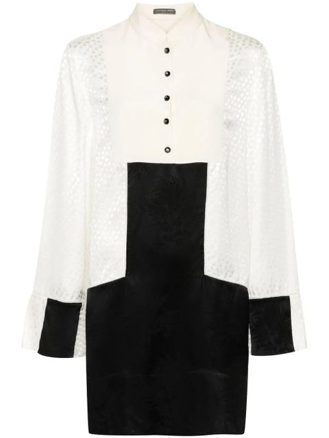 Alexander McQueen jacquard mini dress - Black - zdjęcie produktu nr 1