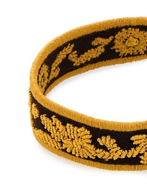 Prada two-tone suede bracelet - Yellow - zdjęcie produktu nr 2