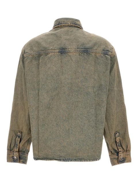 Carhartt WIP logo-patch denim shirt - Grey - zdjęcie produktu nr 2