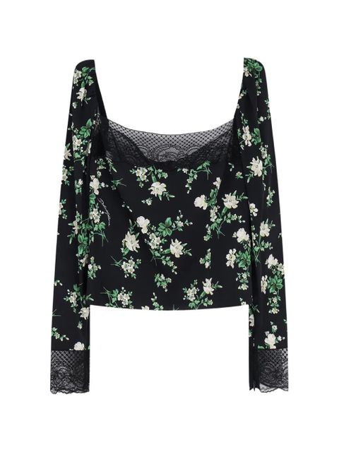 Dolce & Gabbana floral lace blouse - Black - zdjęcie produktu nr 1