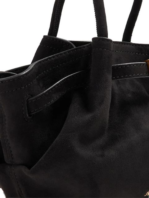 JW Pei Hana slouchy suede shoulder bag - Black