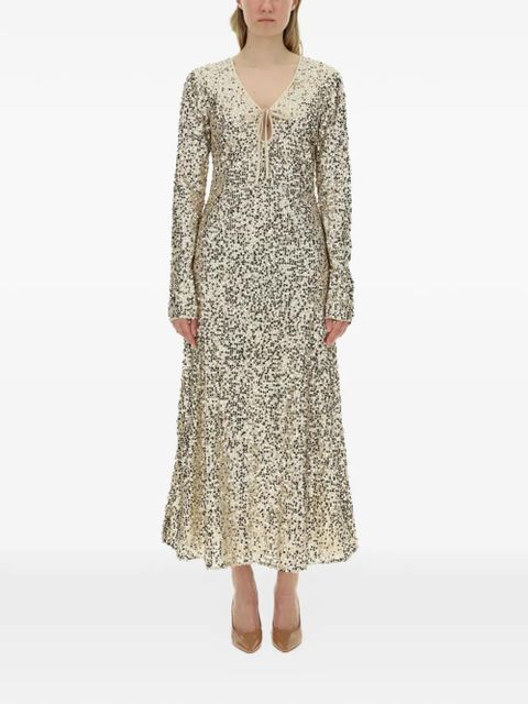 ROTATE BIRGER CHRISTENSEN sequined dress - Gold - zdjęcie produktu nr 1