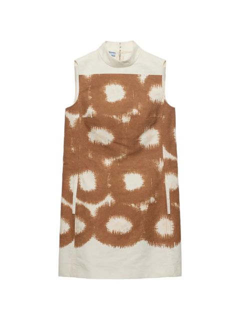 Prada printed canvas mini-dress - Brown - zdjęcie produktu nr 1