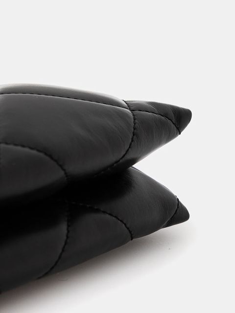 Tory Burch torebka skórzana Kira Diamond kolor czarny 174999-001