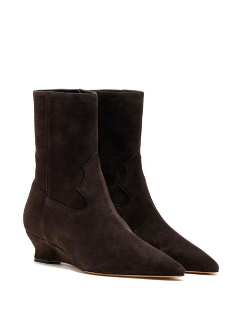 Le Monde Beryl Camille pointed-toe zip-fastening boots - Brown