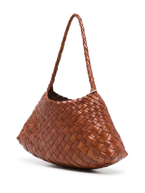DRAGON DIFFUSION mini Rosanna leather tote bag - Brown
