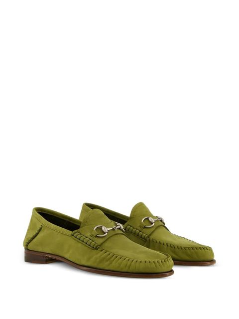 Gucci leather loafers - Green - zdjęcie produktu nr 2