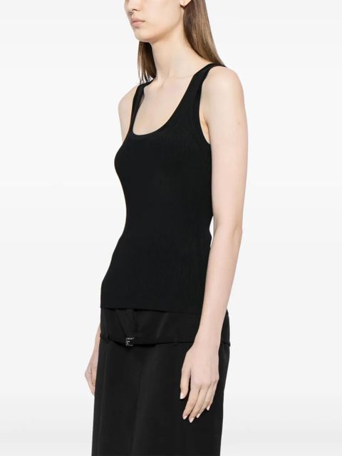 ZIMMERMANN Halliday ribbed tank top - Black