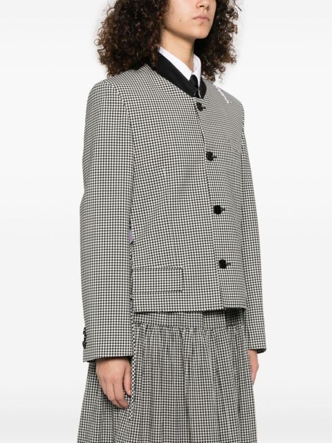 Marni gingham-pattern jacket - Black - zdjęcie produktu nr 2