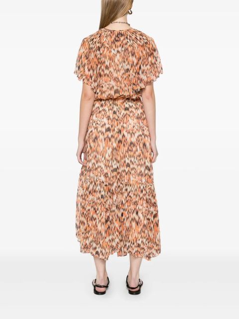 ISABEL MARANT Odelia midi dress - Orange