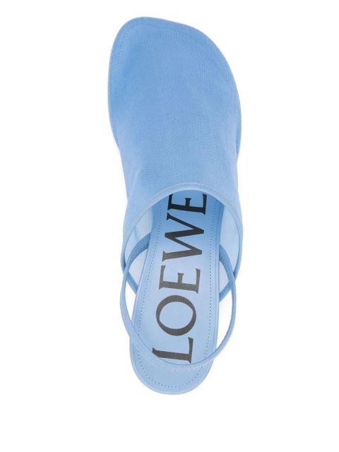 LOEWE 50mm Petal mules - Blue