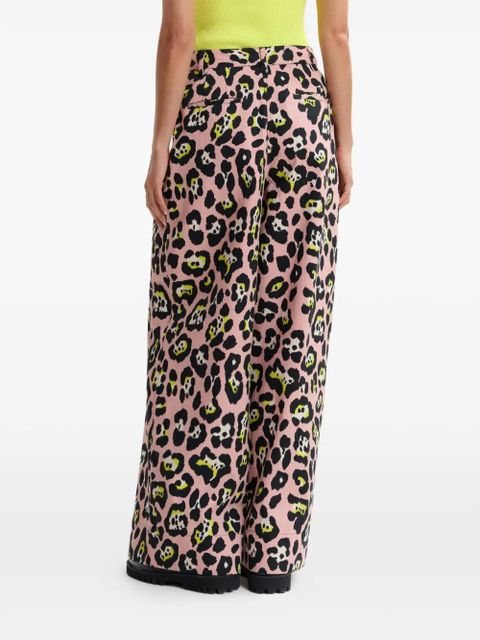 Essentiel Antwerp Jenesis leopard-print trousers - Pink