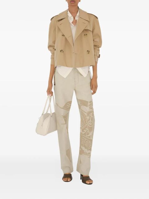 Burberry double-breasted trench jacket - Neutrals