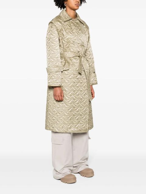 Moncler Samare padded trench coat - Green