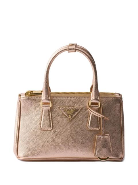 Prada mini Galleria patent leather tote bag - Pink - zdjęcie produktu nr 1