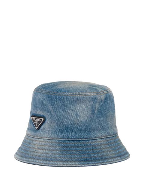 Prada denim bucket hat - Blue - zdjęcie produktu nr 2
