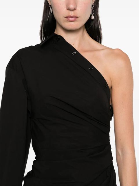 Alexander Wang asymmetric mini dress - Black