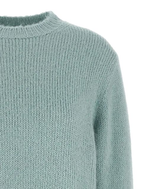 Jil Sander crew-neck long-sleeve sweater - Blue - zdjęcie produktu nr 2