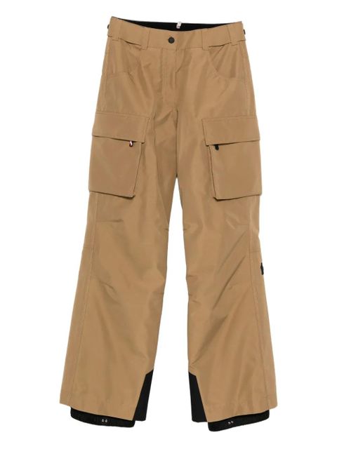 Moncler Grenoble flap-pocket padded ski trousers - Brown - zdjęcie produktu nr 1