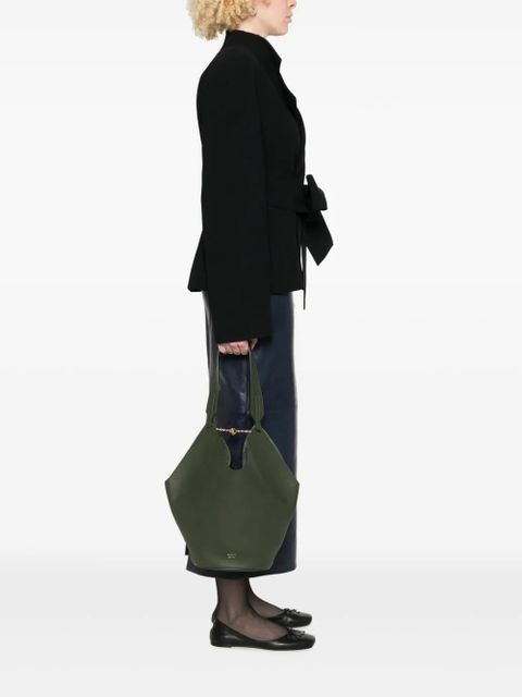 KHAITE small Lotus tote bag - Green