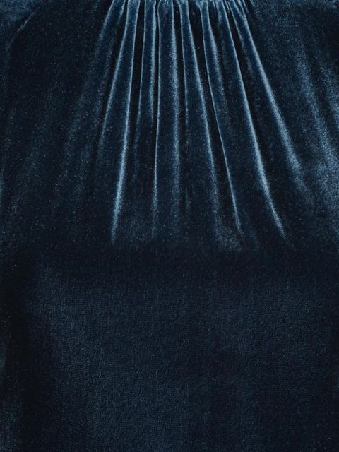 ROTATE BIRGER CHRISTENSEN velvet mini dress - Blue