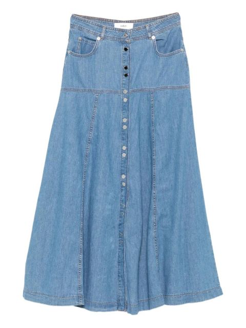 Ba&Sh Laddie button-front denim midi skirt - Blue - zdjęcie produktu nr 1