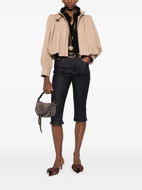 Chloé zipped bomber jacket - Brown - zdjęcie produktu nr 2