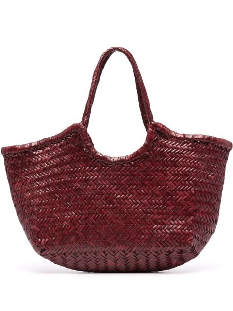 DRAGON DIFFUSION large Nantucket leather tote bag - Red